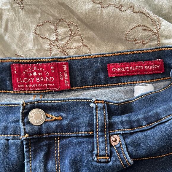 Lucky Brand | Charlie Super Skinny Jeans Size 4/27 - Picture 8 of 13
